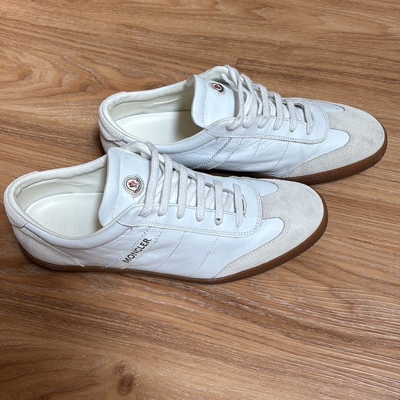 Moncler Ivory and Beige Sneakers - Picture 2 of 8